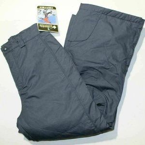 NEW Columbia Vertex Insulated Snow Ski Pants Youth Boys XL 18 / 20 Grey $70